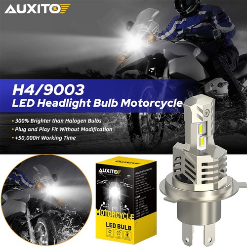 Xenon white led headlight - h4,