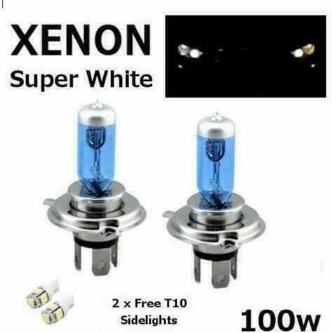 100w bulb superwhite xenon - h4,