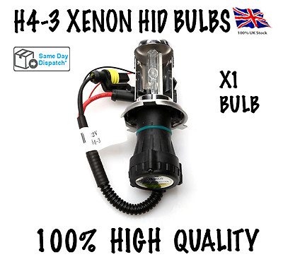 Xenon hid kit - h4-3, bulbs