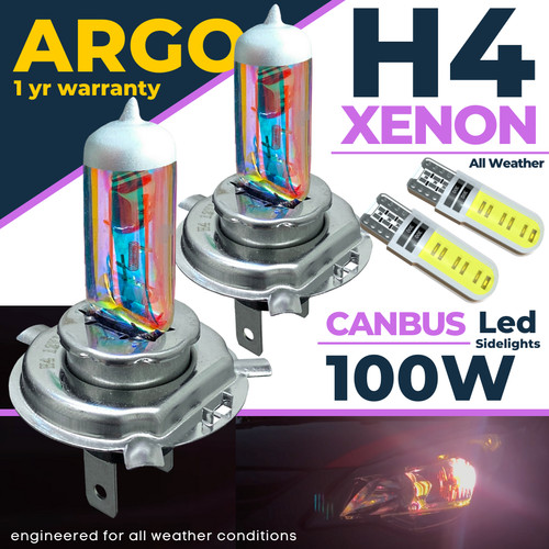 Xenon led white 100w - h4,