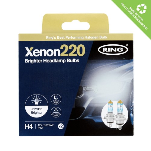 Ring xenon220 twin pack - h4,
