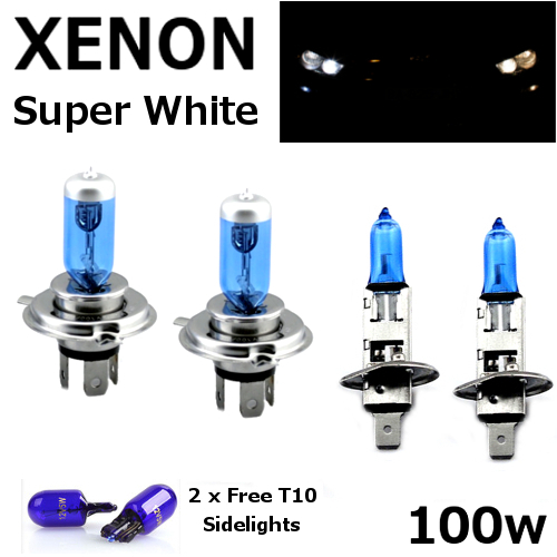 T10 100w superwhite - h1, h4